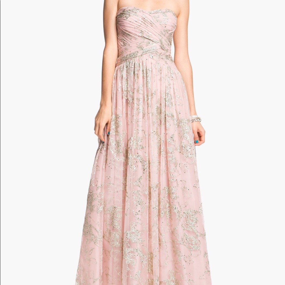 Blush Glitter Gown